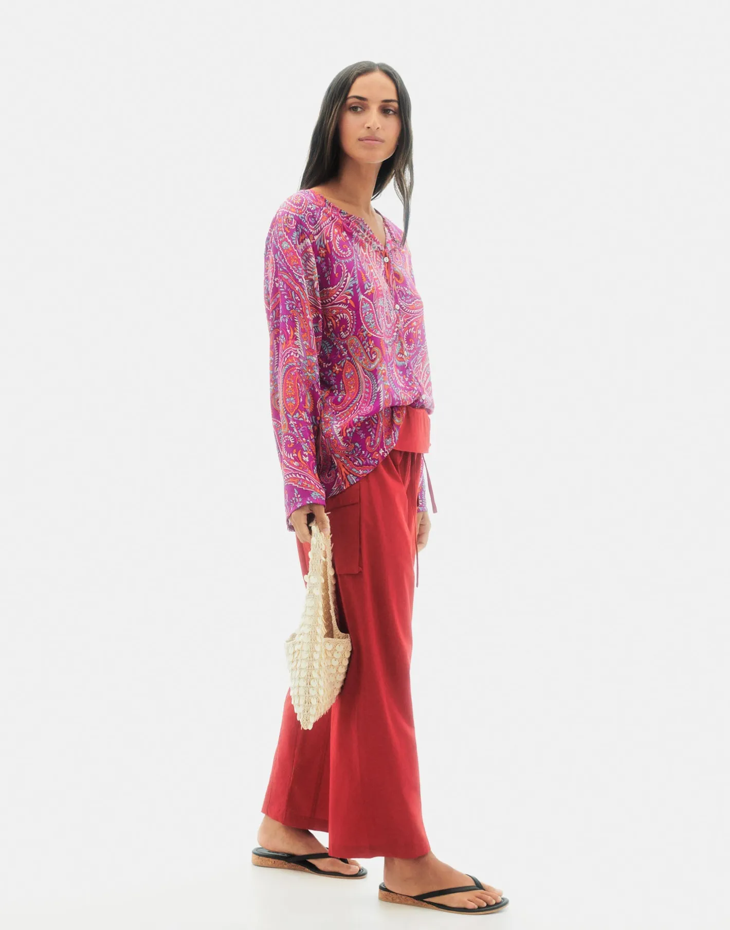 Natura Selection Camisa Paisley