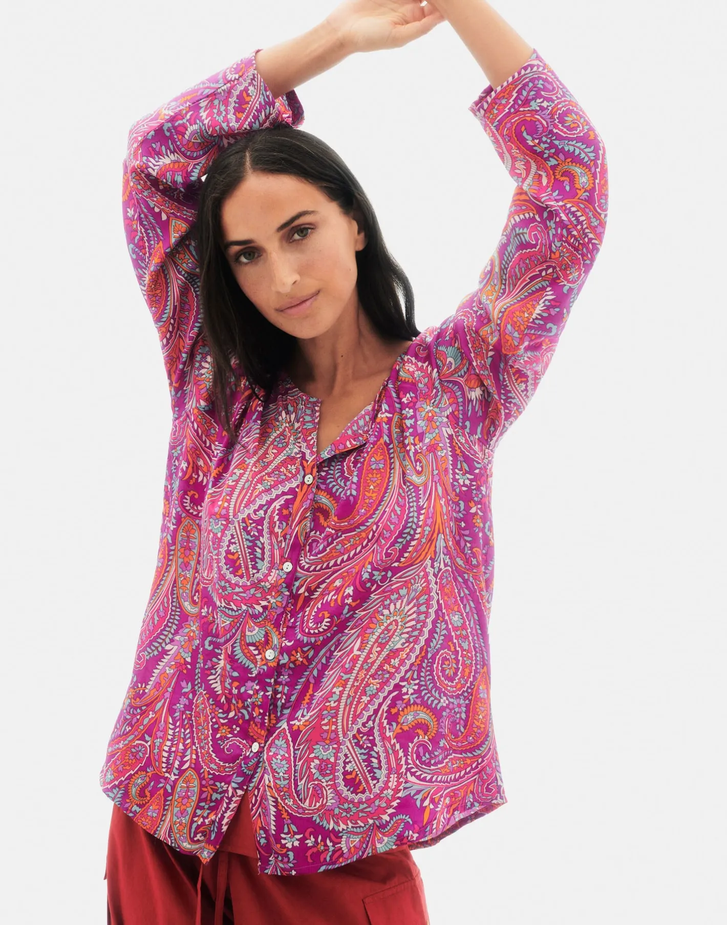 Natura Selection Camisa Paisley