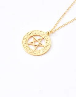 Natura Selection Collar Zodíaco Estrella Baño De Oro