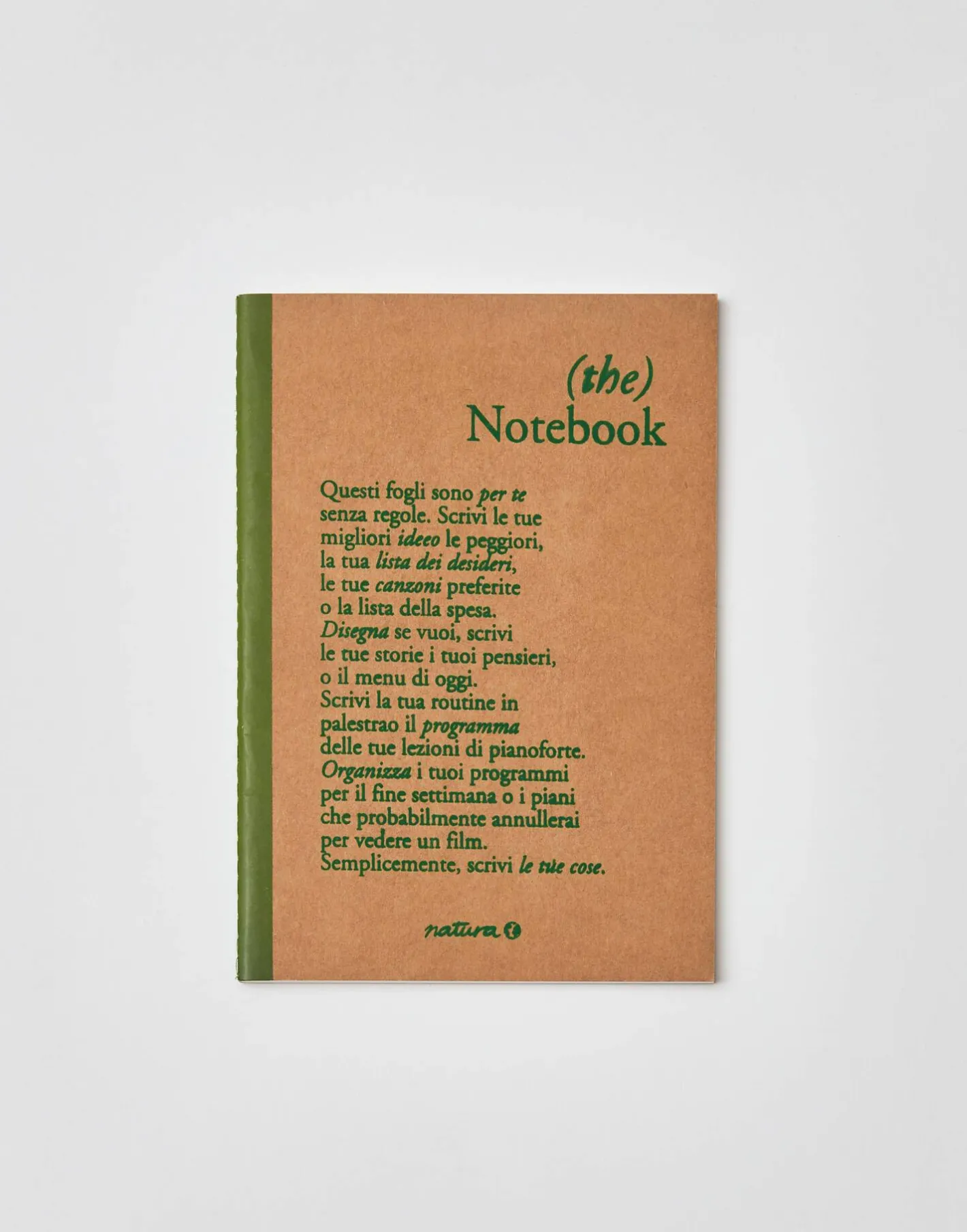 Natura Selection Libreta Manifiesto