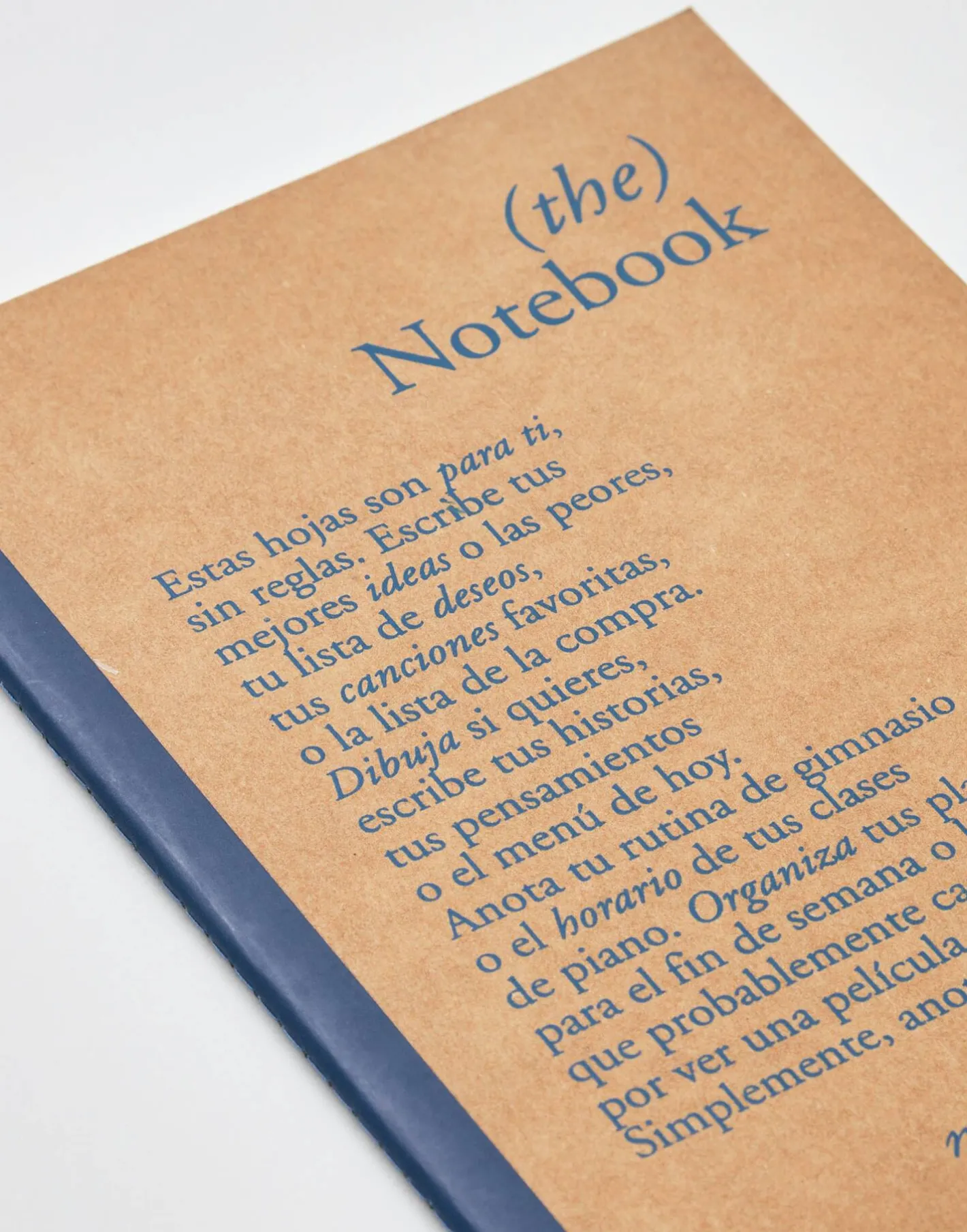 Natura Selection Libreta Manifiesto