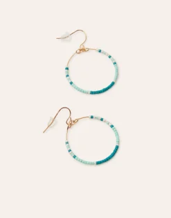 Natura Selection Pendientes Aro Beads