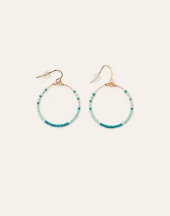 Natura Selection Pendientes Aro Beads