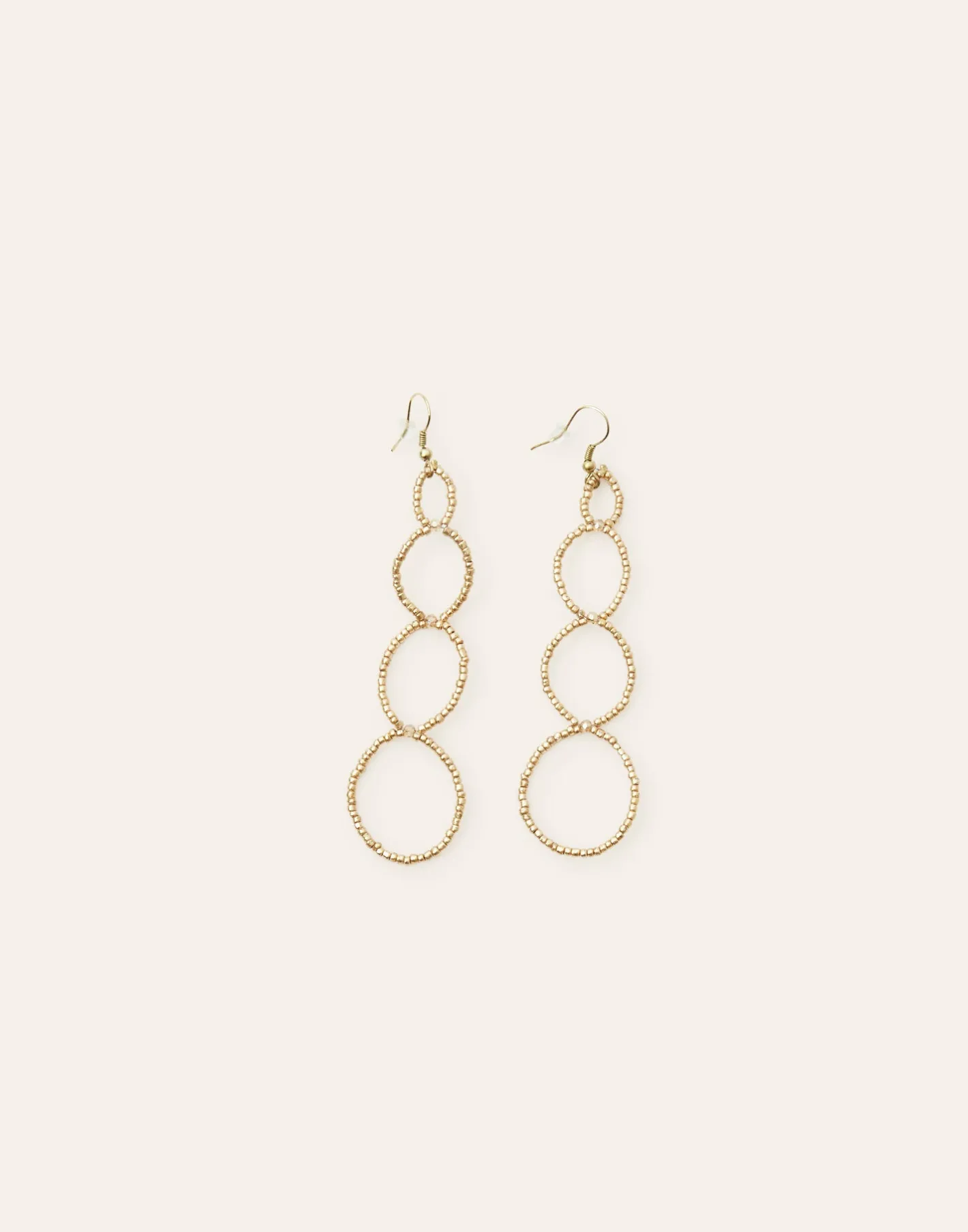 Natura Selection Pendientes Aros Beads