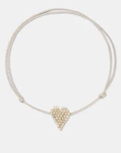 Natura Selection Pulsera Corazón Metalizado
