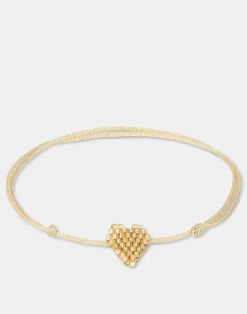 Natura Selection Pulsera Corazón Metalizado