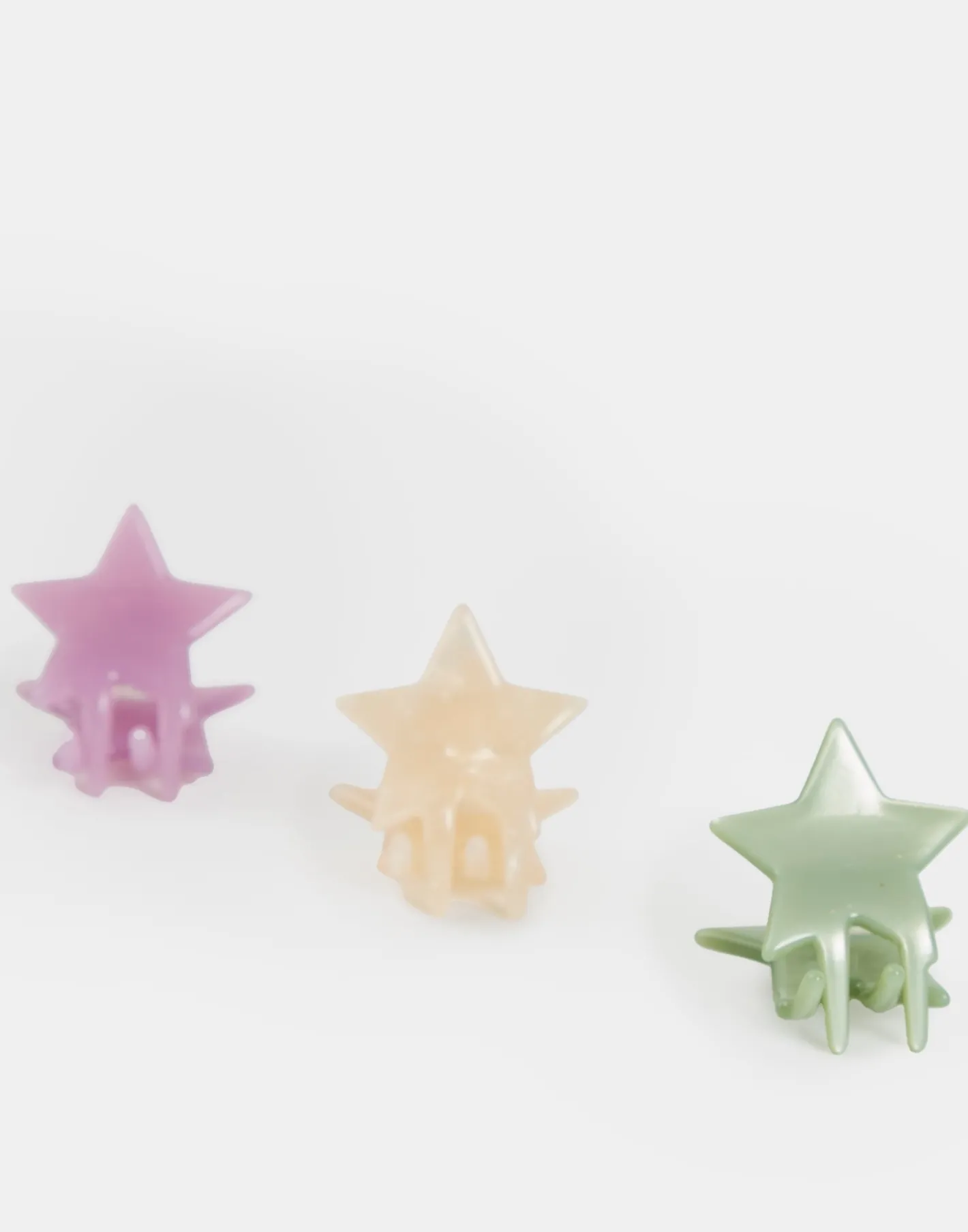 Natura Selection Set 3 Pinzas Pelo Estrellitas