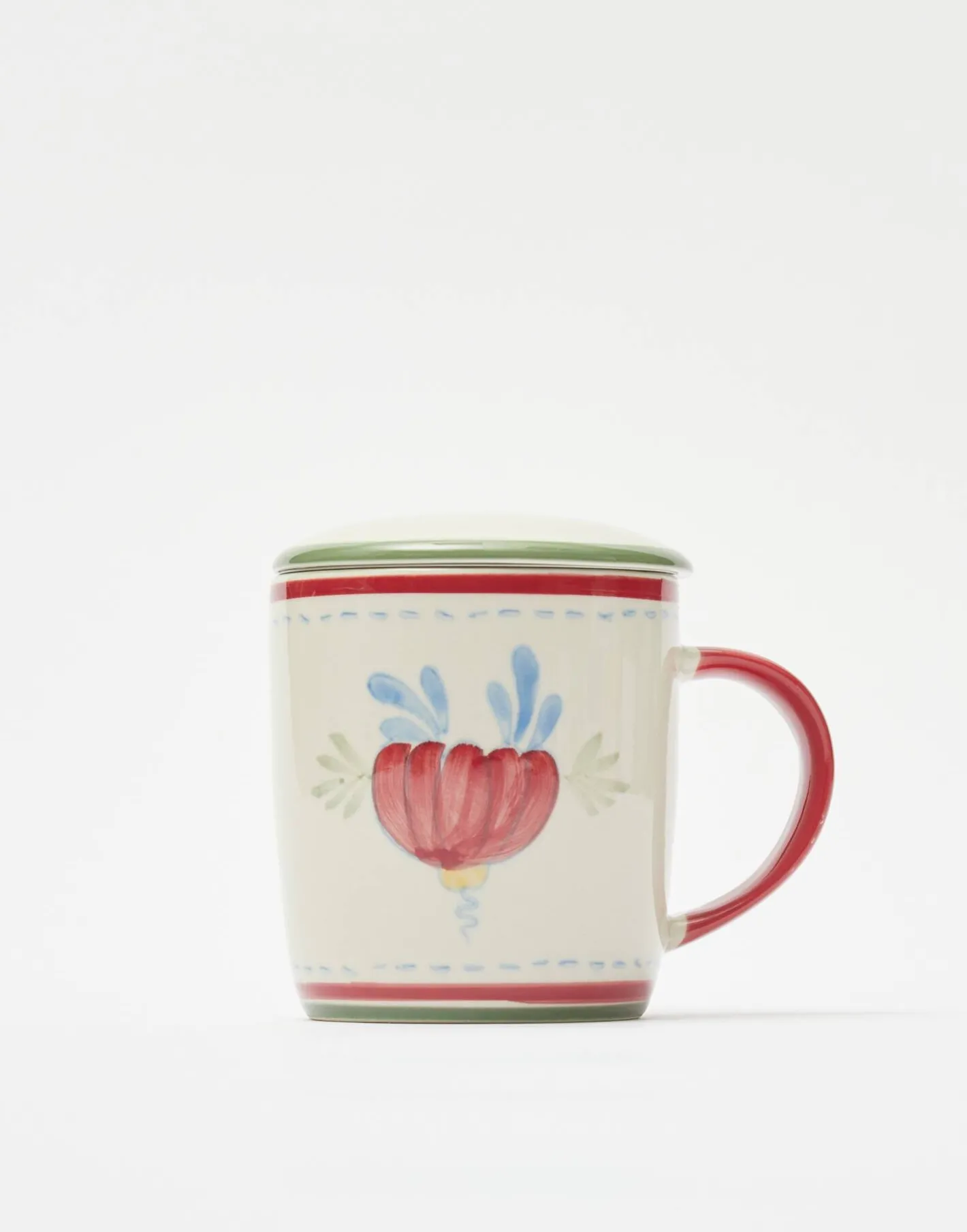 Natura Selection Taza Cerámica Con Filtro Flores