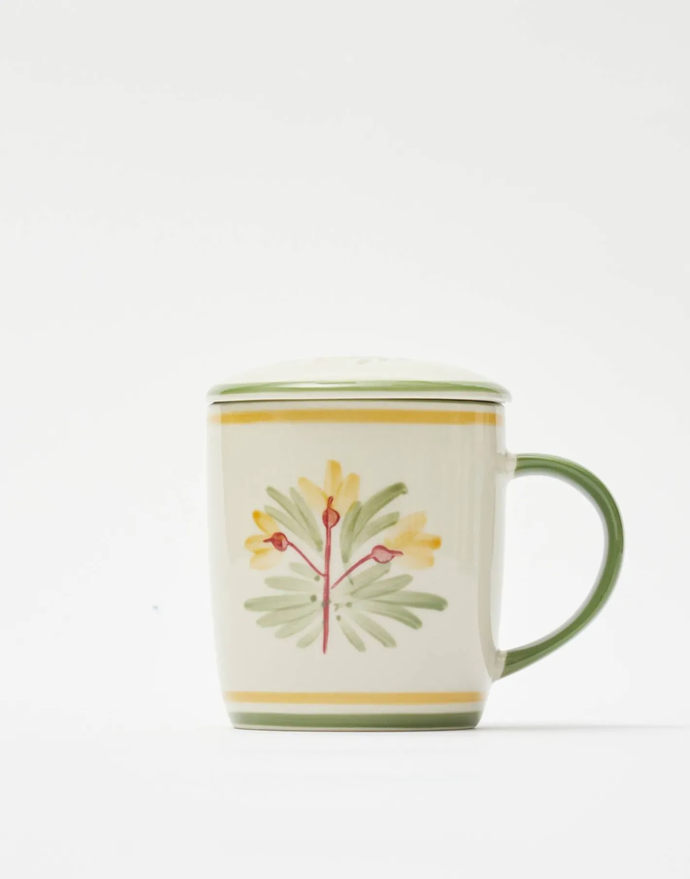 Natura Selection Taza Cerámica Con Filtro Flores