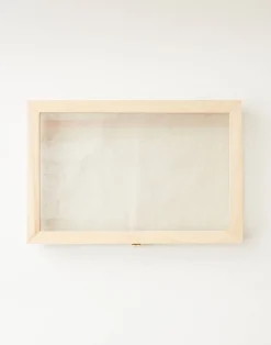Natura Selection Vitrina Cristal Y Madera Grande